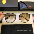 Polarized Oval Fesyen Sunglasses untuk Memandu